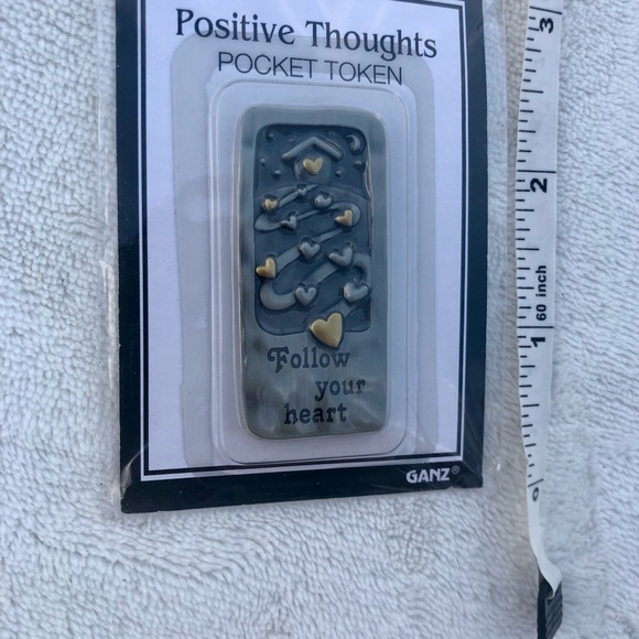 Positive Thoughts Pocket Token New in Package Follow Your Heart - Picture 4 of 4